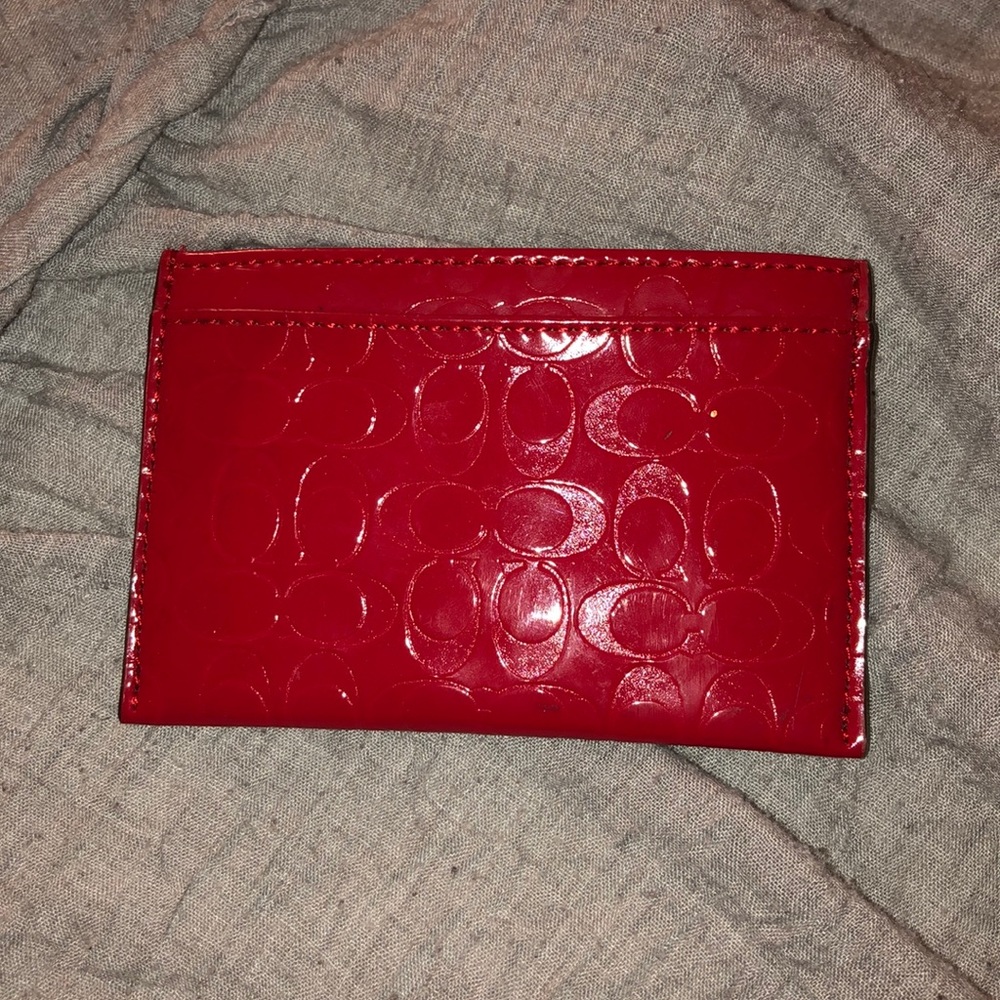 Coach card holder